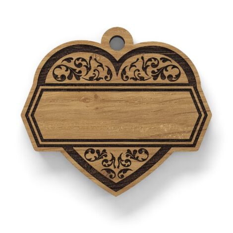 Graveren – hart ornament